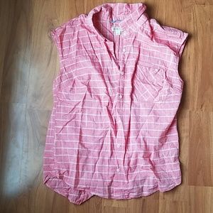 Merona sleeveless button down shirt